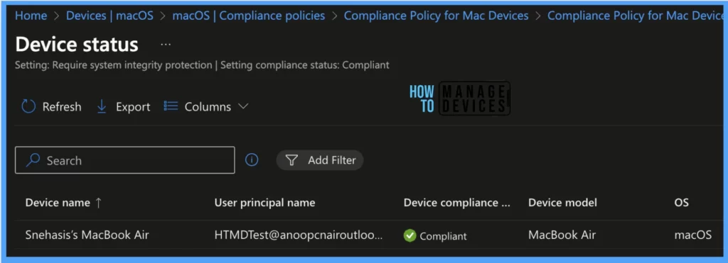 Manage System Integrity Protection for macOS devices using Intune Fig. 8